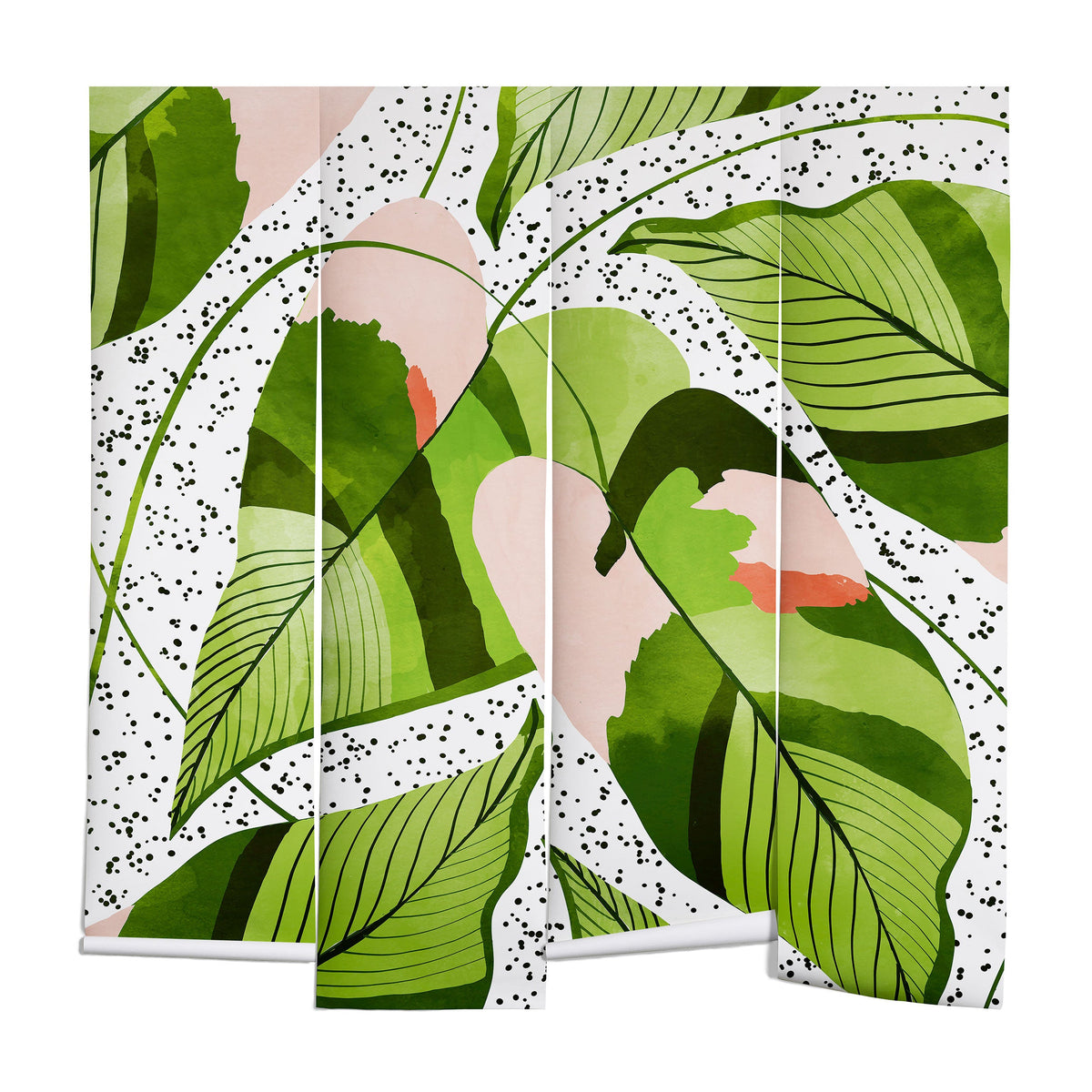 83 Oranges Blushing Leaves Wall Mural