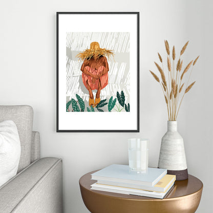 83 Oranges Bohemian Vacay Metal Framed Art Print
