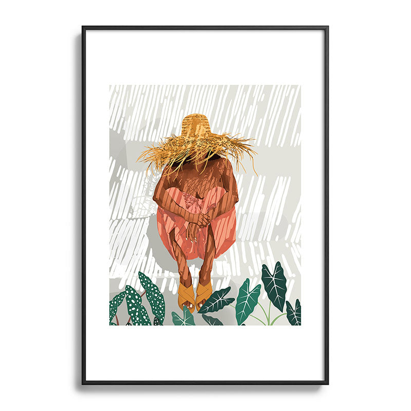 83 Oranges Bohemian Vacay Metal Framed Art Print