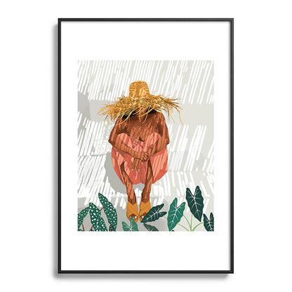 83 Oranges Bohemian Vacay Metal Framed Art Print