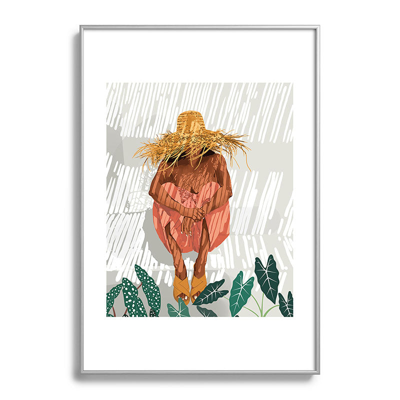 83 Oranges Bohemian Vacay Metal Framed Art Print