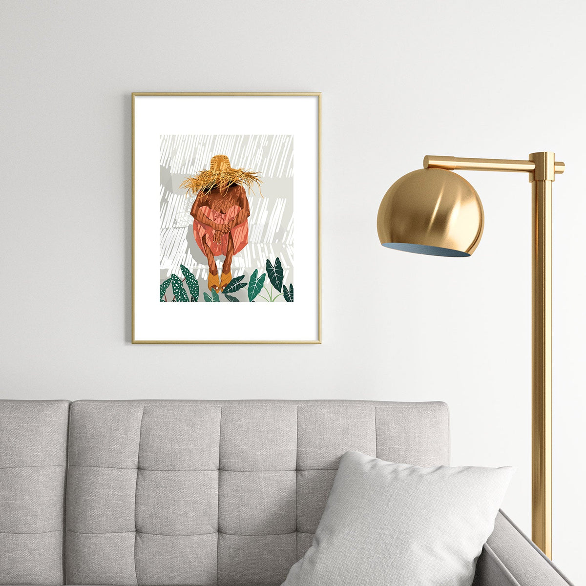 83 Oranges Bohemian Vacay Metal Framed Art Print