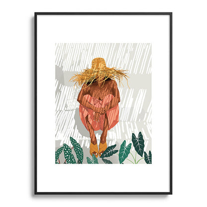 83 Oranges Bohemian Vacay Metal Framed Art Print