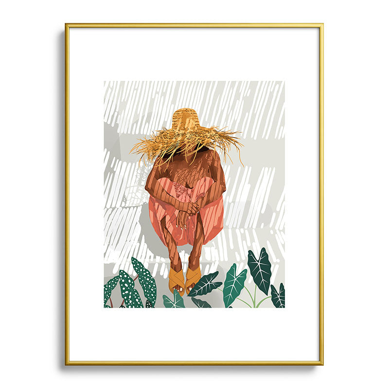 83 Oranges Bohemian Vacay Metal Framed Art Print