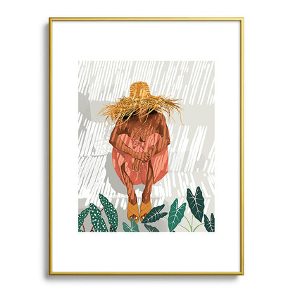 83 Oranges Bohemian Vacay Metal Framed Art Print