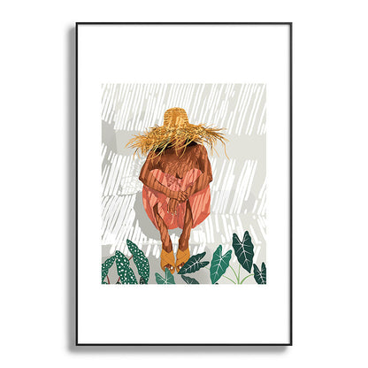83 Oranges Bohemian Vacay Metal Framed Art Print