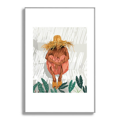 83 Oranges Bohemian Vacay Metal Framed Art Print