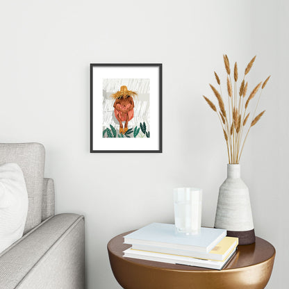 83 Oranges Bohemian Vacay Metal Framed Art Print