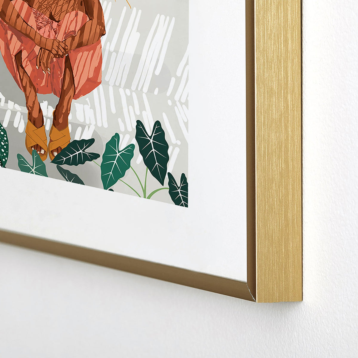 83 Oranges Bohemian Vacay Metal Framed Art Print