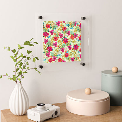 83 Oranges Bon heur Floating Acrylic Print