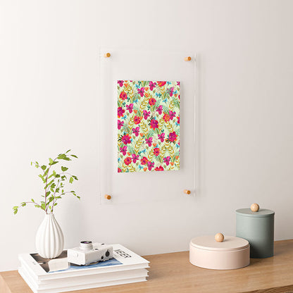 83 Oranges Bon heur Floating Acrylic Print