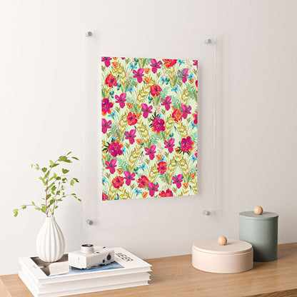 83 Oranges Bon heur Floating Acrylic Print