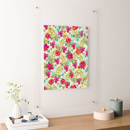 83 Oranges Bon heur Floating Acrylic Print
