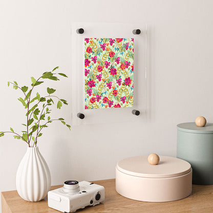 83 Oranges Bon heur Floating Acrylic Print