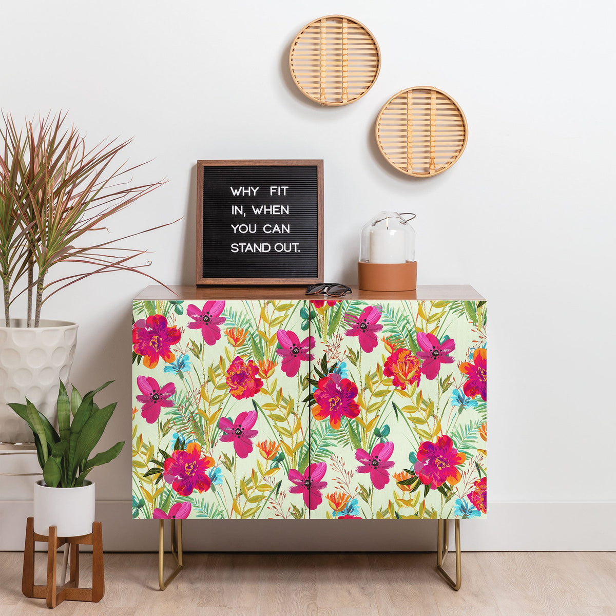 83 Oranges Bon heur Credenza