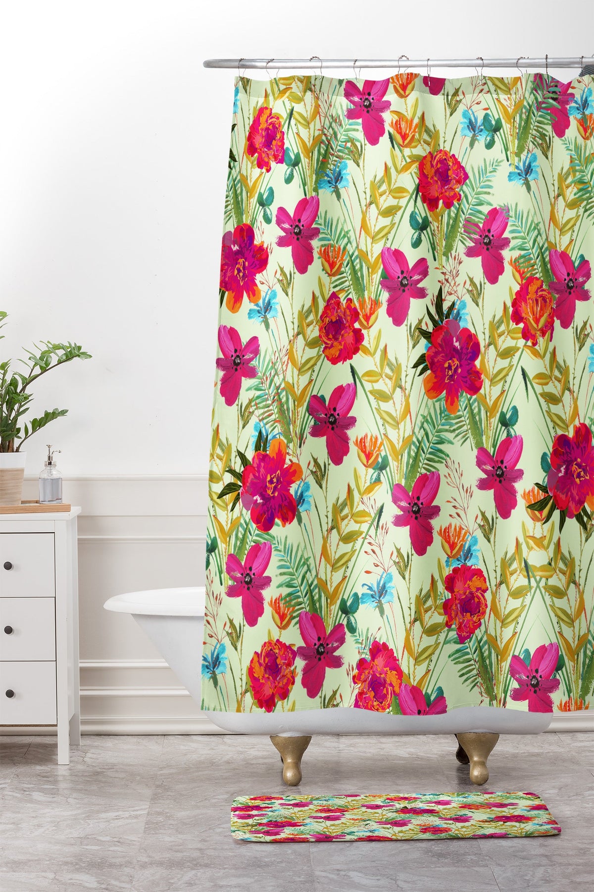 83 Oranges Bon heur Memory Foam Bath Mat