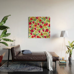 83 Oranges Bon heur Wood Wall Mural