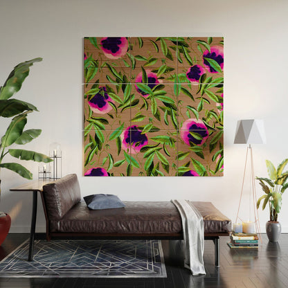 83 Oranges Bon Vivant Wood Wall Mural
