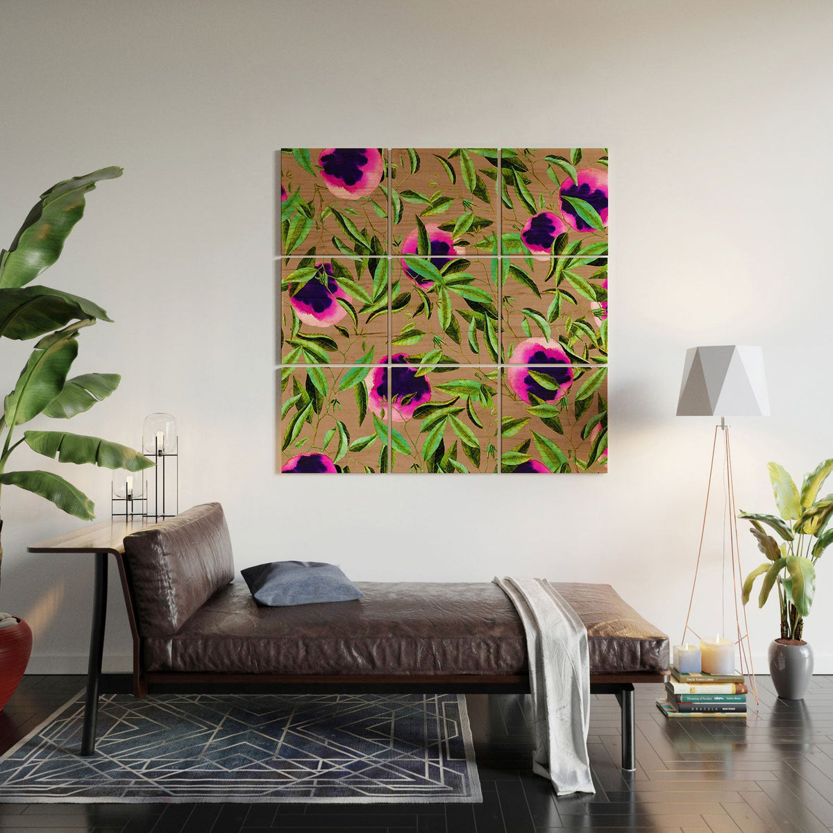 83 Oranges Bon Vivant Wood Wall Mural