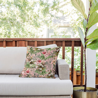 83 Oranges Botanic Outdoor Throw Pillow