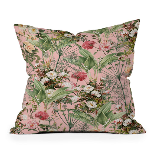 83 Oranges Botanic Outdoor Throw Pillow