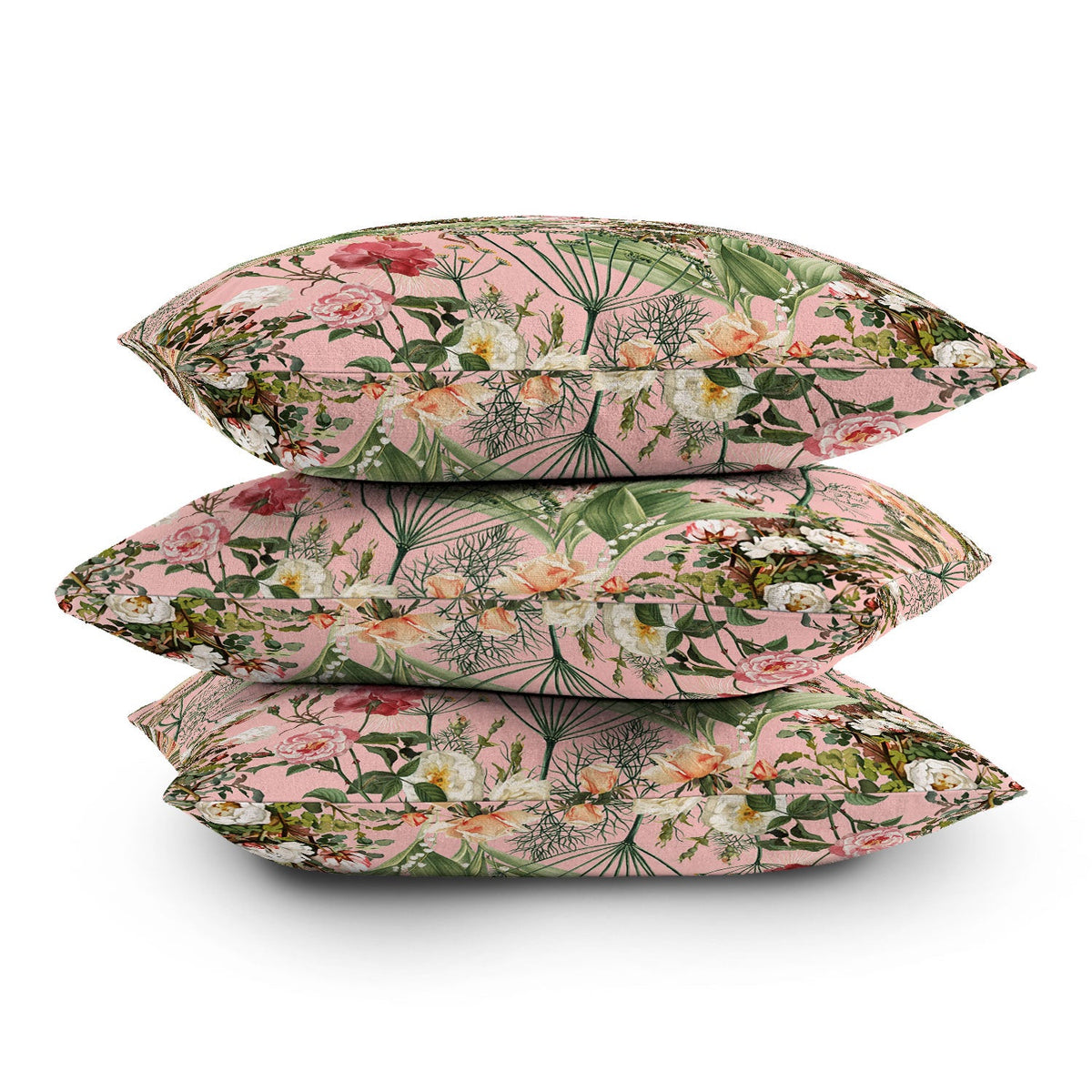 83 Oranges Botanic Outdoor Throw Pillow