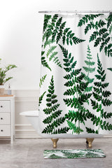 83 Oranges Botanical Bliss Shower Curtain And Mat