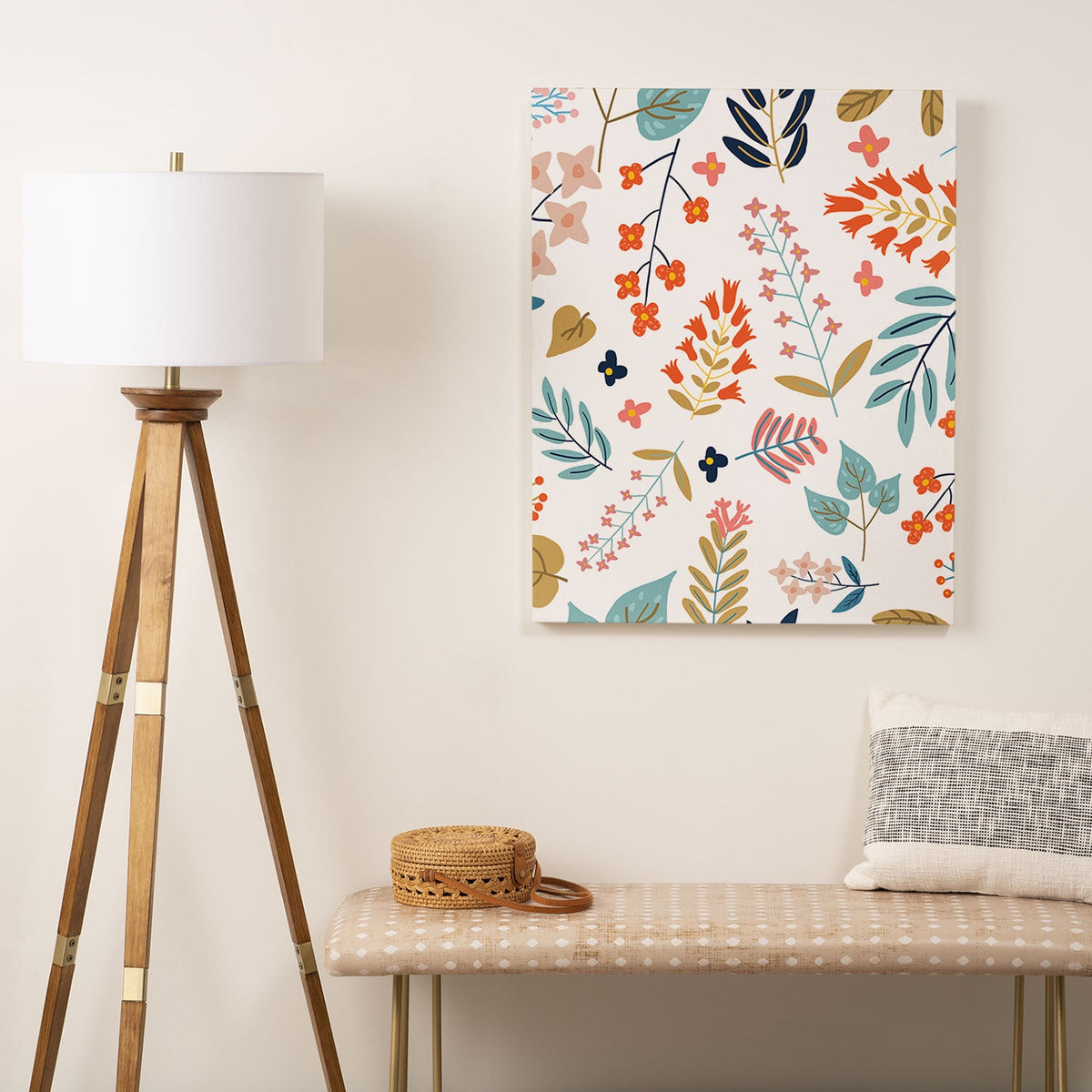 83 Oranges Botanical Harmony Art Canvas