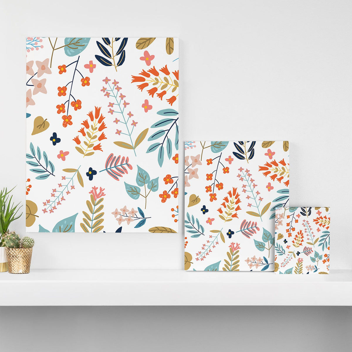 83 Oranges Botanical Harmony Art Canvas