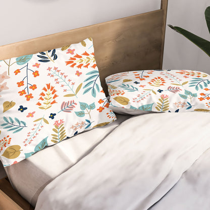 83 Oranges Botanical Harmony Pillow Shams
