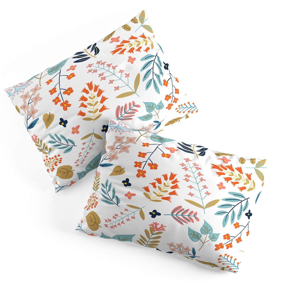 83 Oranges Botanical Harmony Pillow Shams