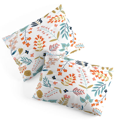 83 Oranges Botanical Harmony Pillow Shams