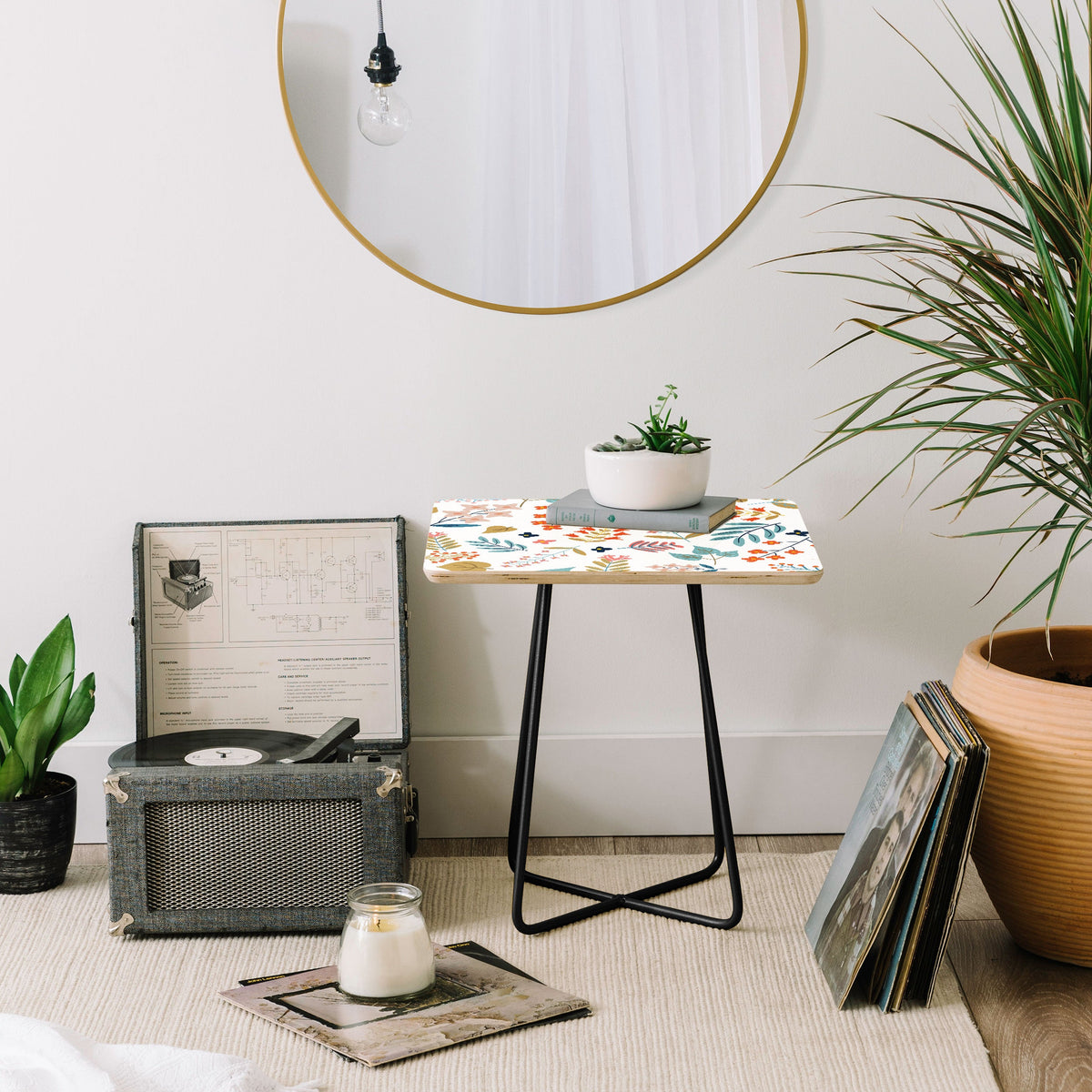 83 Oranges Botanical Harmony Side Table