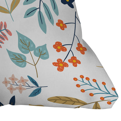 83 Oranges Botanical Harmony Outdoor Throw Pillow