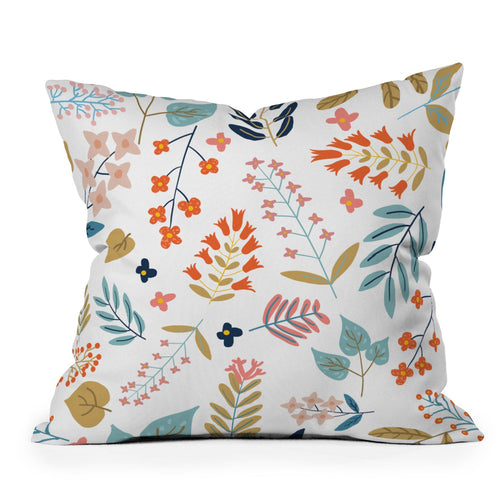 83 Oranges Botanical Harmony Outdoor Throw Pillow