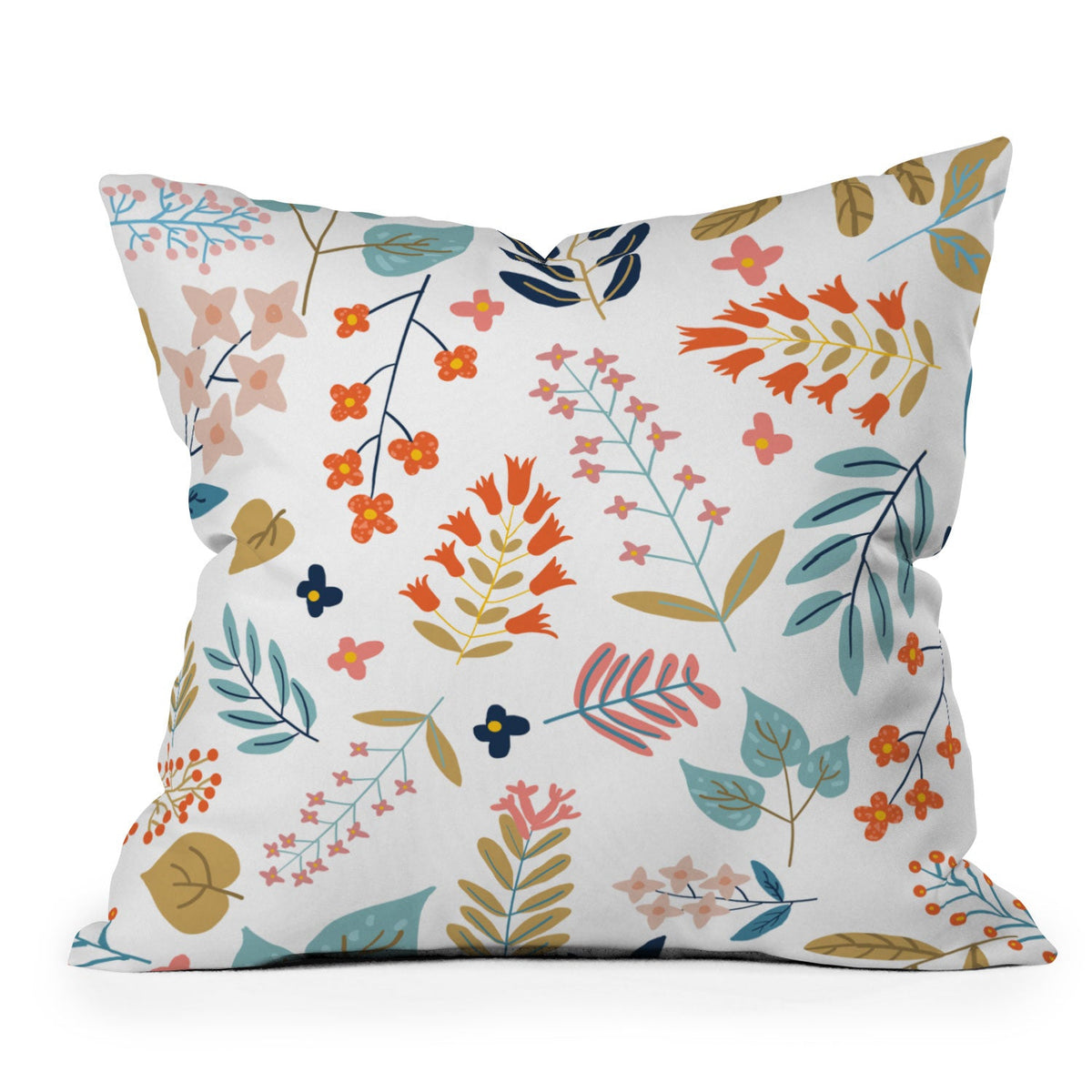 83 Oranges Botanical Harmony Outdoor Throw Pillow