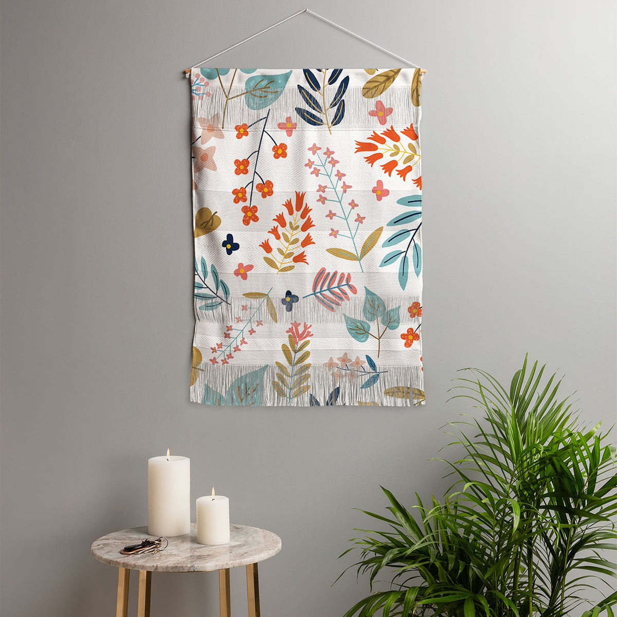 83 Oranges Botanical Harmony Wall Hanging Portrait