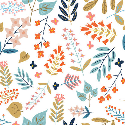 83 Oranges Botanical Harmony Wall Mural