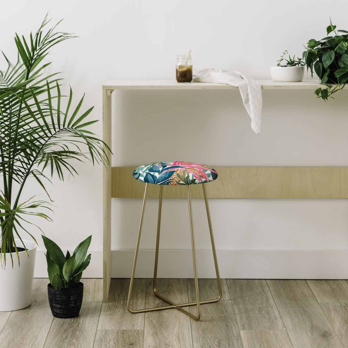 83 Oranges Botanicalia Counter Stool
