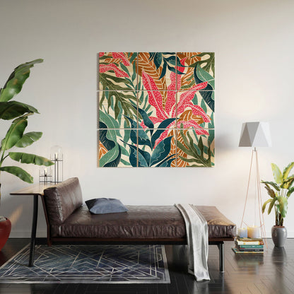 83 Oranges Botanicalia Wood Wall Mural