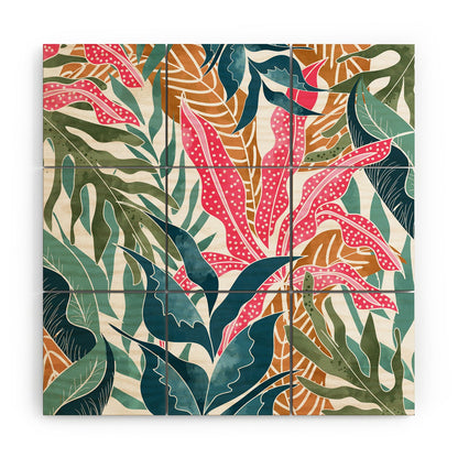 83 Oranges Botanicalia Wood Wall Mural