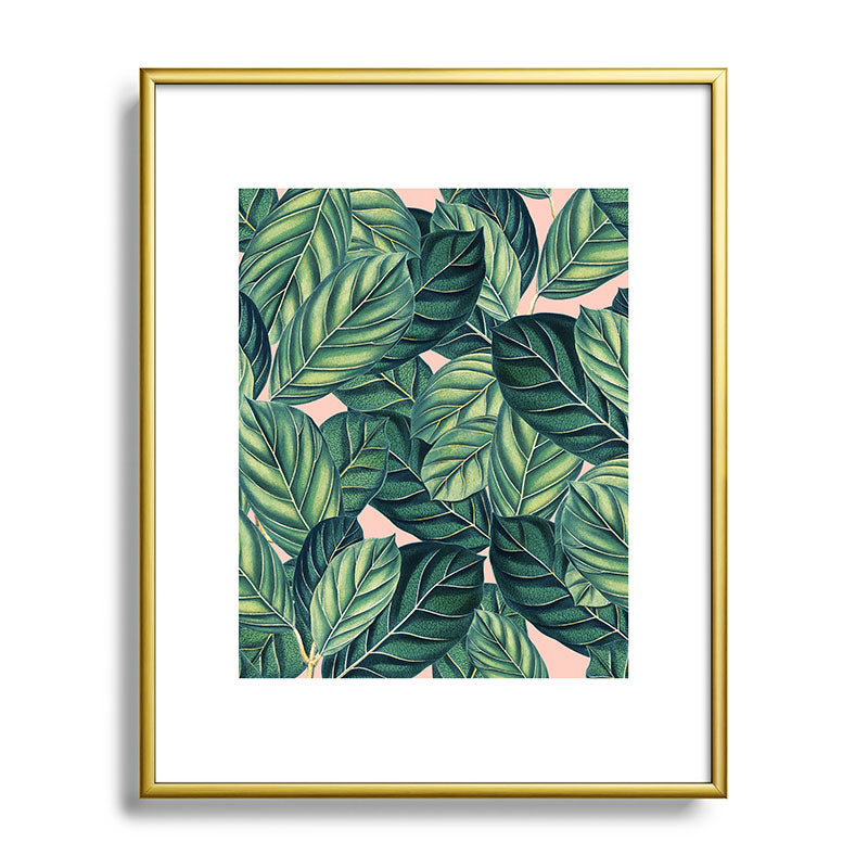 83 Oranges Botany Metal Framed Art Print