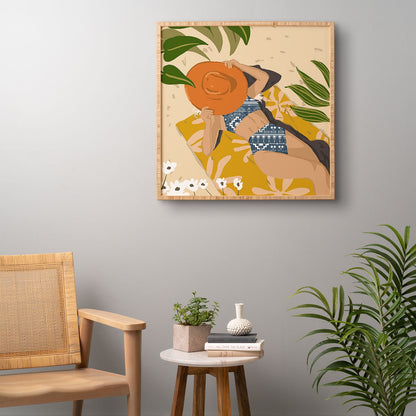 83 Oranges Bring Your Own Sunshine Framed Wall Art