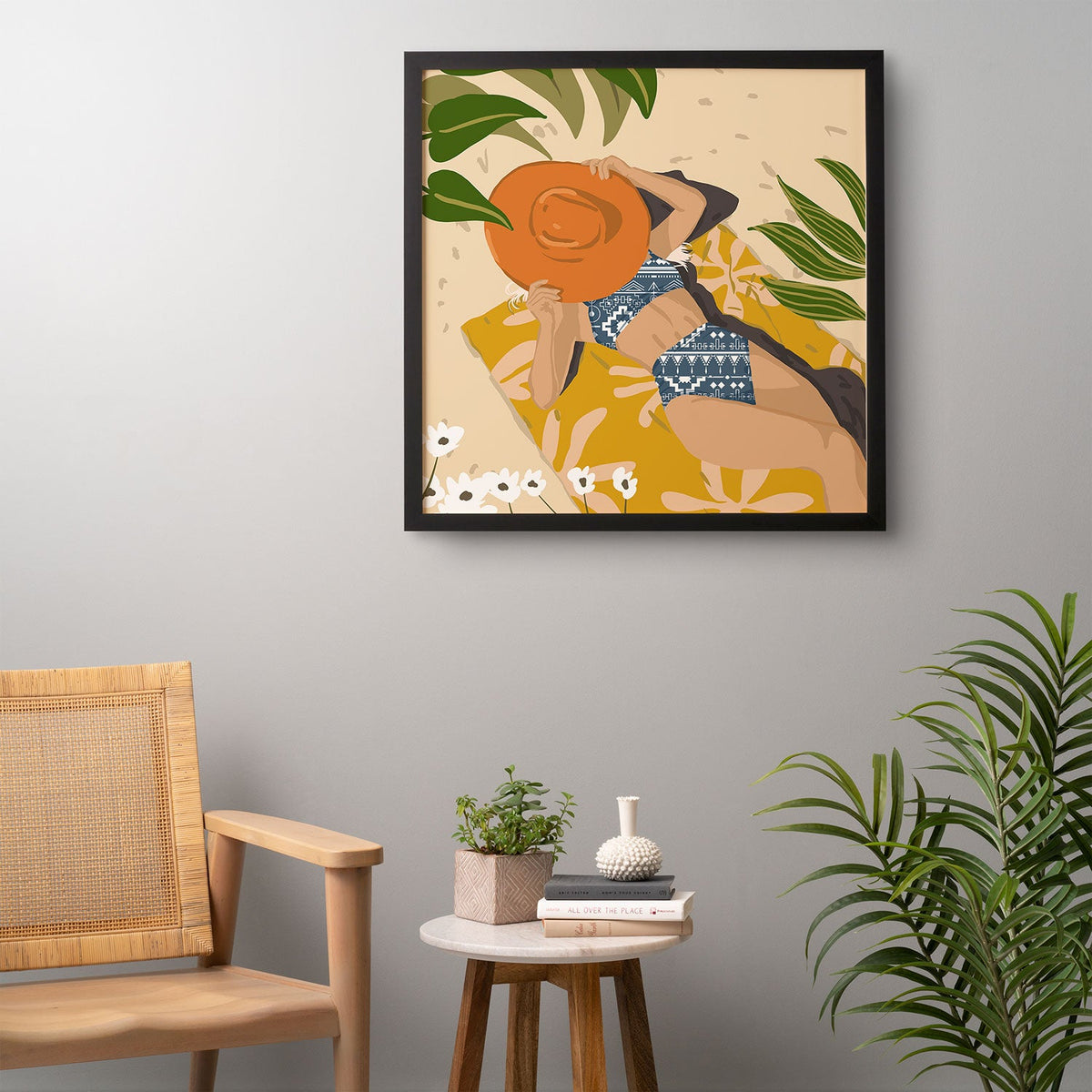 83 Oranges Bring Your Own Sunshine Framed Wall Art