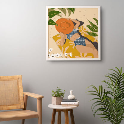 83 Oranges Bring Your Own Sunshine Framed Wall Art