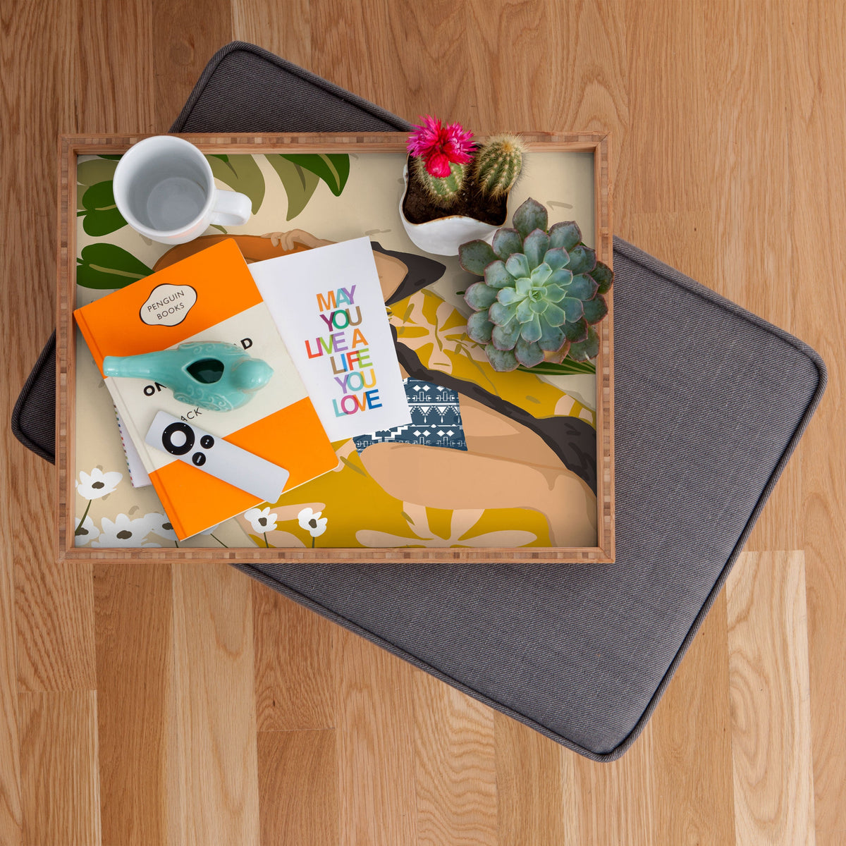 83 Oranges Bring Your Own Sunshine Rectangular Tray