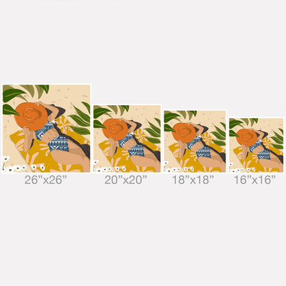 83 Oranges Bring Your Own Sunshine Outdoor Throw Pillow