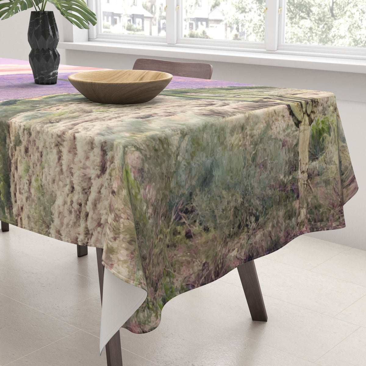 83 Oranges Cactus Sunset Tablecloth