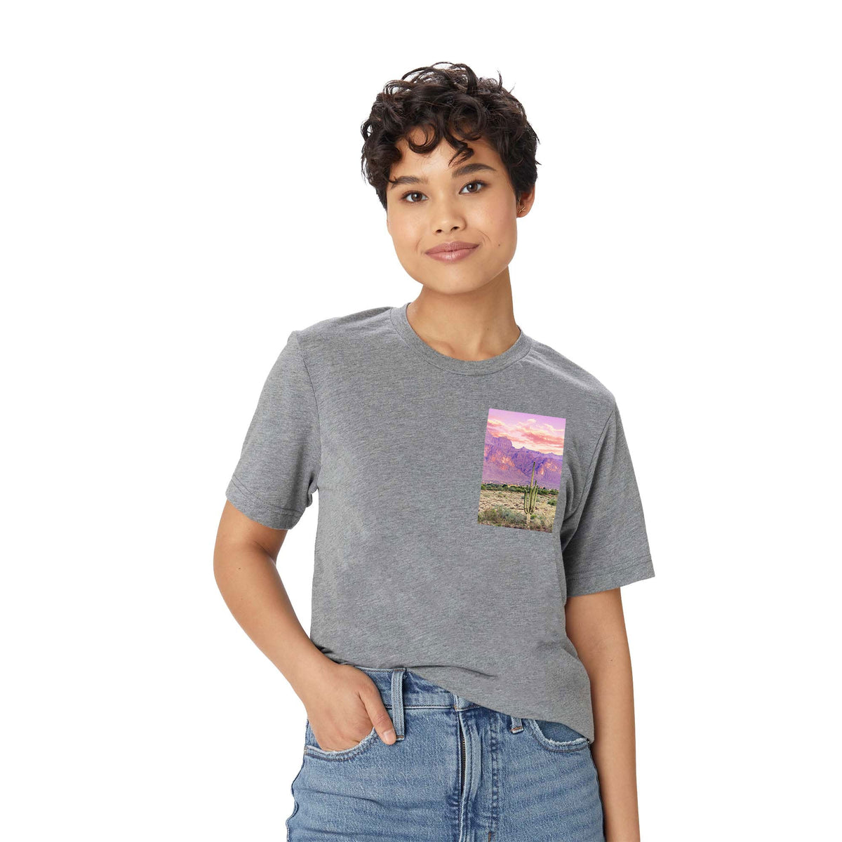 83 Oranges Cactus Sunset Classic T-shirt