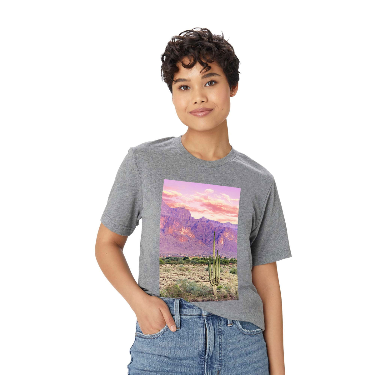 83 Oranges Cactus Sunset Classic T-shirt